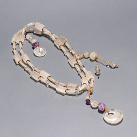 An old crystal necklace