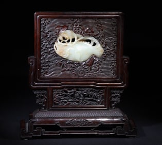 A piece of rosewood with more than one interstitial ornament every year