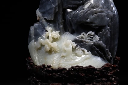 A piece of immortal rubbing the mountain ornament