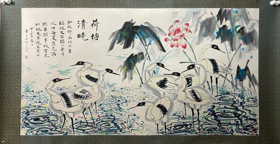 A six-foot lens of Huang Yongyu