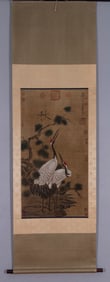 A Song Huizong fine silk scroll