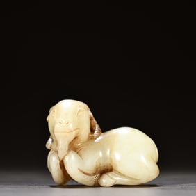 A piece of Qing Dynasty bronze gilt Guru Buddha