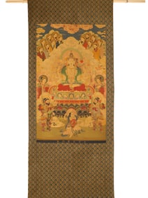 A statue of the Celestial Statue of Silk