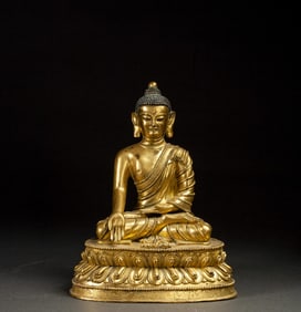 A piece of Qing Dynasty Shakyamuni Buddha