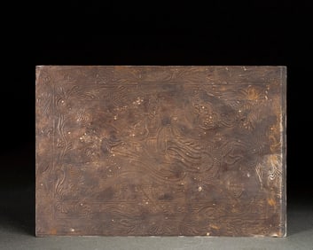 A Han Dynasty silver-gilt engraving