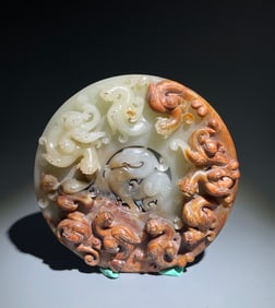A piece of ancient jade dragon wall