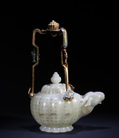 A piece of poetic sheep's head pot ornament