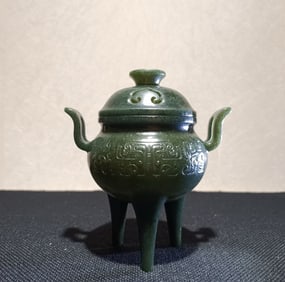 A piece of jasper gluttonous pattern towards the crown ear three-legged study room aromatherapy