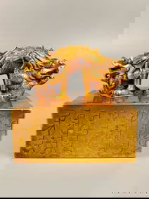 A Manchu, Han and Mongolian double dragon seal