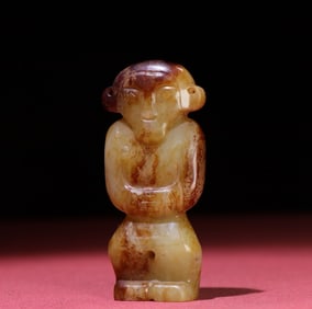 A piece of the Shang and Zhou dynasties was born in the pit Tuqin Hongqin Shenren piece