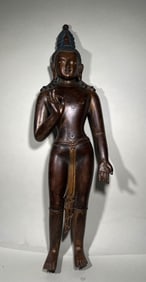 A piece of gilded Bodhisattva of the Ming Dynasty
