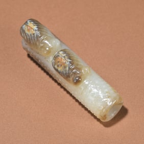 A piece of Hetian jade carving is a blockbuster