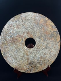 A piece of Hetian jade pu pattern ox head