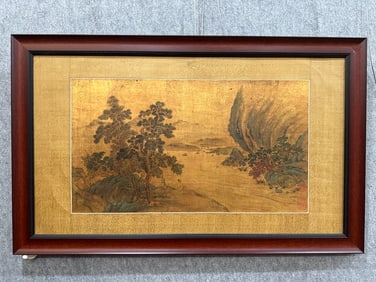 A picture of Qiu Ying's landscape