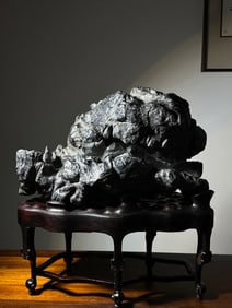 A piece of Lingbi Stone Hidden Mountain