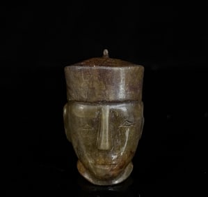 A piece of Hetian jade head