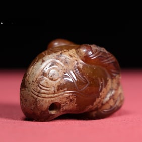 A piece of the Ancient Jade Beast of the Battle Han Gao