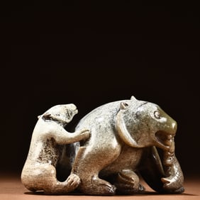 A piece of ancient jade ornaments