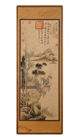 A picture of Wang Hui's mountain dwelling