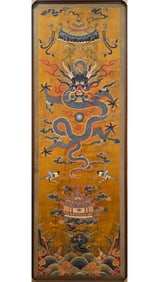 One piece of seeded embroidered dragon sails