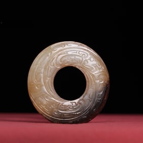 A piece of ancient jade ring