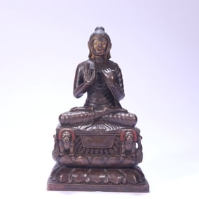 A piece  of Ming Dynasty alloy copper swat style Sakyamuni
