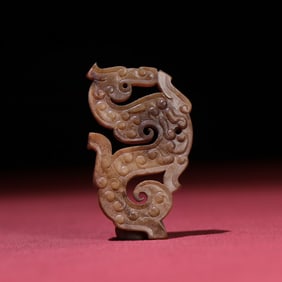 A piece  of Han Dynasty Shengkeng Manqin Dragon Pei