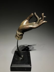 A piece of Liaojin period bronze Buddha's hand