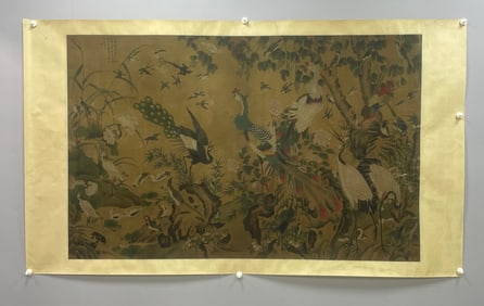 Song Zhaochang's flower and bird paintings