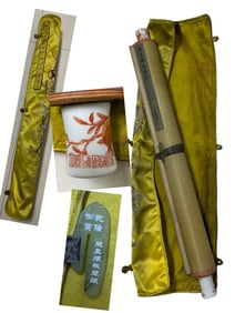 A painting of Zhao Mengfu's "Autumn Sound Fu"