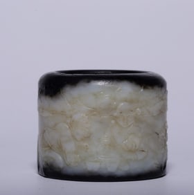 A piece of Hetian jade mercury Qin wrench