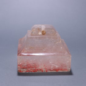 A piece of Qing Dynasty crystal seal