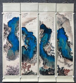 A splash of color landscapes