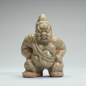 A piece of Yue kiln Lux figure