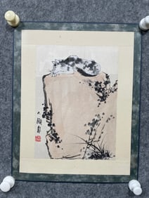 A picture of Pan Tianshou's sleeping cat old lenses