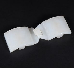 One piece Hetian Yushou character pattern belt buckle