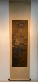 A painting of the Yuan Dynasty Qian Xuan on silk