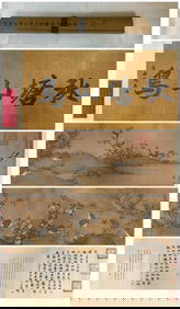 A picture of the birds of the Qiutang Mountains painted by Huizong of the Song Dynasty