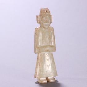 A piece of Han Hetian jade Yong