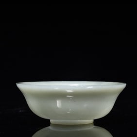 One piece of Hetian jade bowl