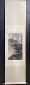 A picture of Fu Baoshi's mountaineering