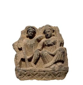 A key dhara stone carving piece shale ornament