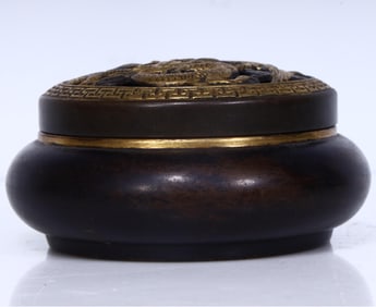 A piece of Qing Dynasty copper incense burner