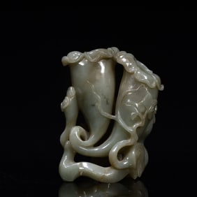 One piece of Hetian jade pen wash