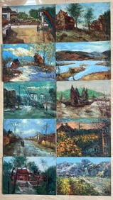 A sketch of Xu Beihong's fine oil paintings