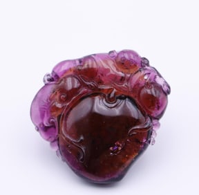 A two-color spirit monkey longevity tourmaline blessed longevity Tiancheng
