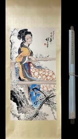 A painting of Liu Jidian's character boutique cultural relics company