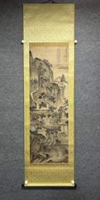 A picture of Tang Bohu's landscape garden