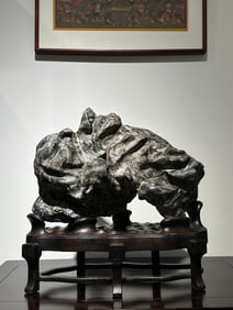 A piece of Qing Dynasty Lingbi Stone Shanzi