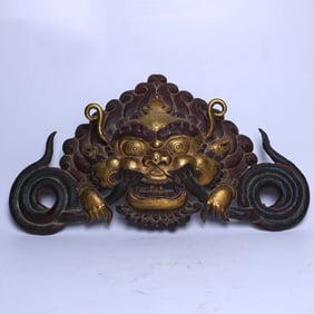 A piece of bronze gilt branch bazaar